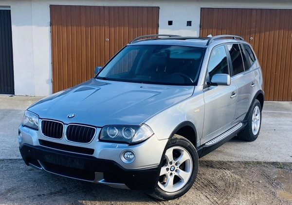 BMW X3 cena 31900 przebieg: 170896, rok produkcji 2008 z Kutno małe 277